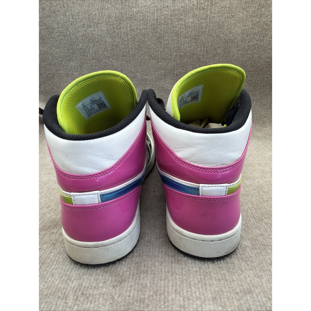 Nike Air Jordan 1 Mid SE Men's Size 12 US Cyber Pink CZ9834-100 Athletic Shoes - Picture 10 of 15